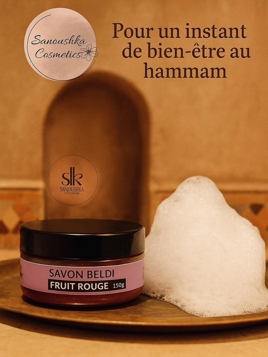 Savon Beldi aux Fruits Rouges – Nettoie, adoucit & parfume