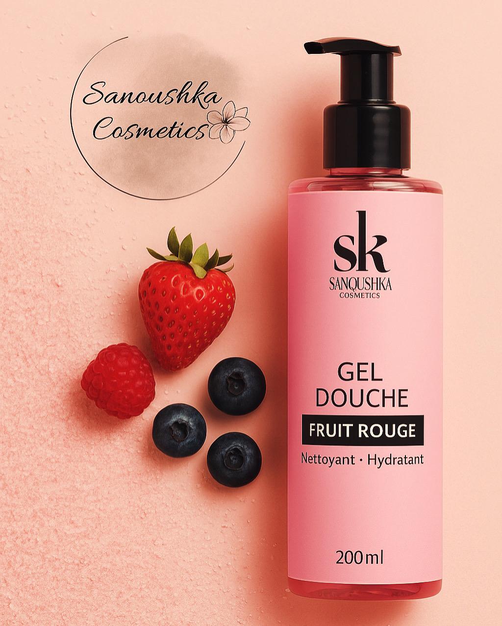 Gel douche Fruits Rouges – Fraîcheur sucrée & peau douce