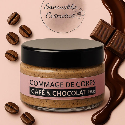 Gommage corps Café & Chocolat – Peau douce & nourrie